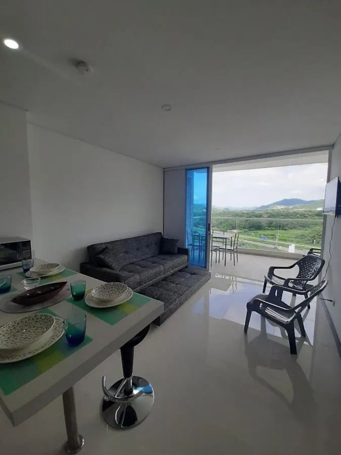 Appartamento Hermoso Apartamento A 300 M Playa Bello Horizonte Pozos Colorados Santa Marta  Colombia
